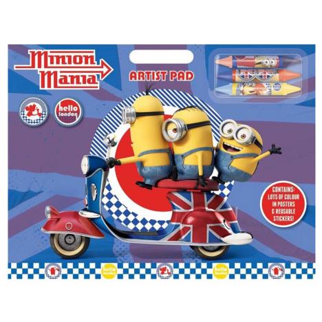 Minions Large Artist Pad with Crayons £4.99